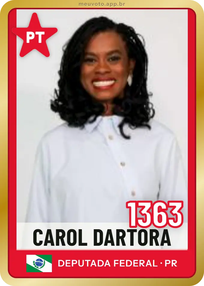 Carta de Carol Dartora, número 1363, PT