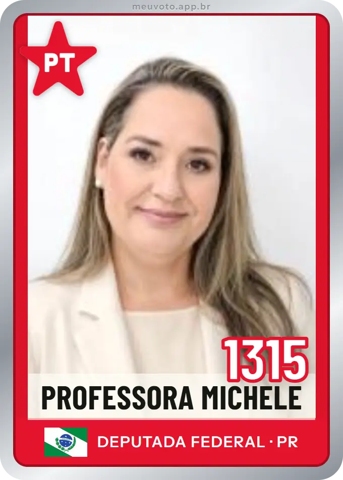 Carta de Professora Michele, número 1315, PT