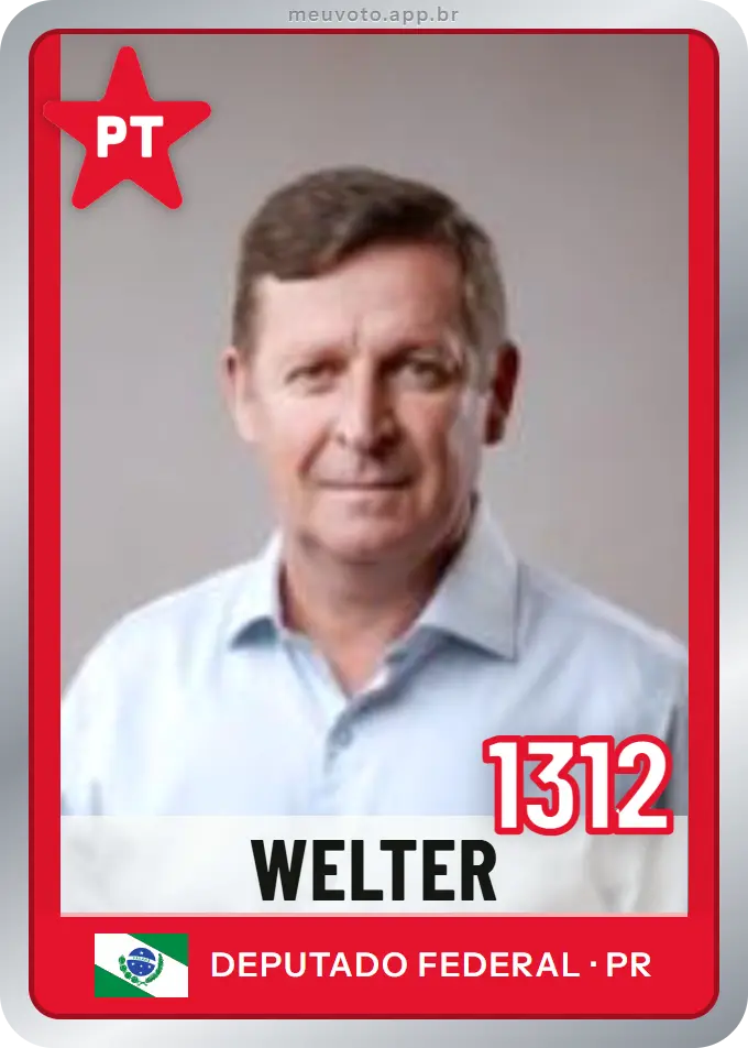 Carta de Welter, número 1312, PT