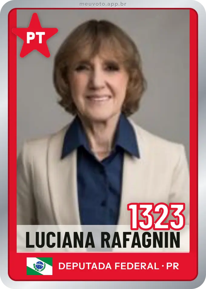 Carta de Luciana Rafagnin, número 1323, PT