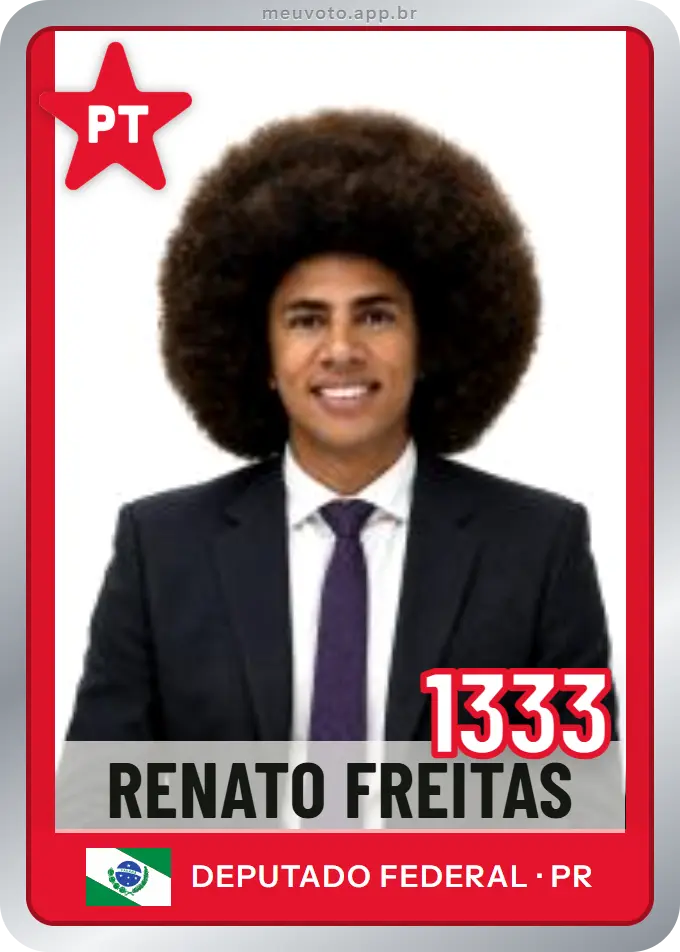 Carta de Renato Freitas, número 1333, PT