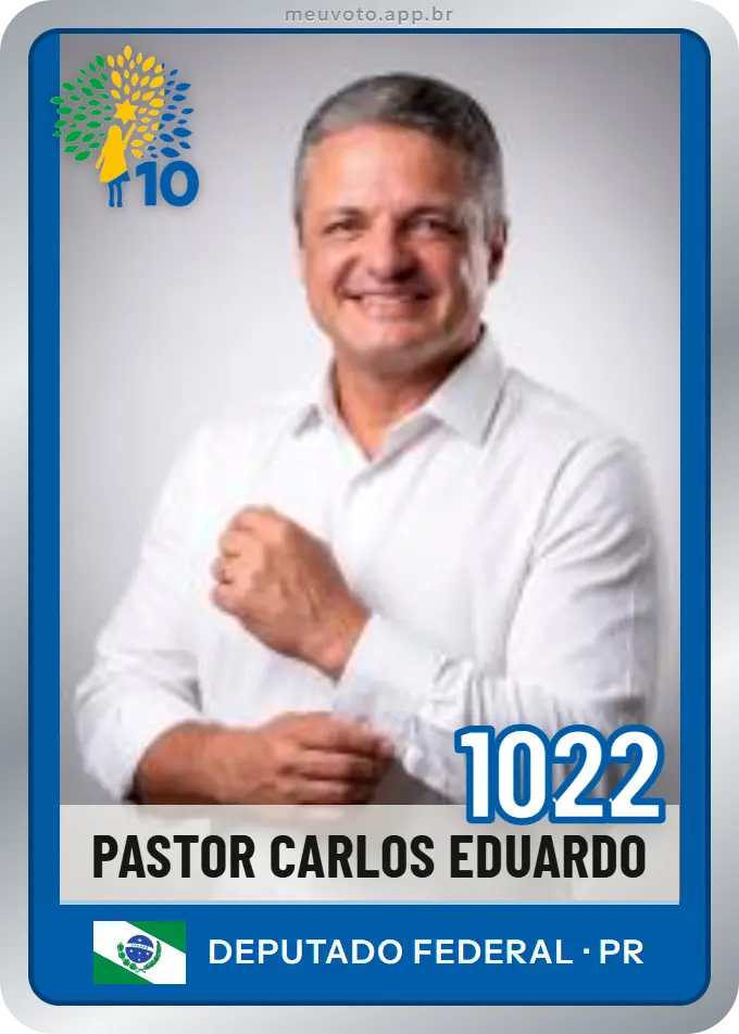 Carta de Pastor Carlos Eduardo, número 1022, Republicanos