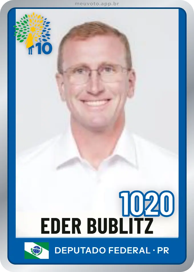 Carta de Eder Bublitz, número 1020, Republicanos