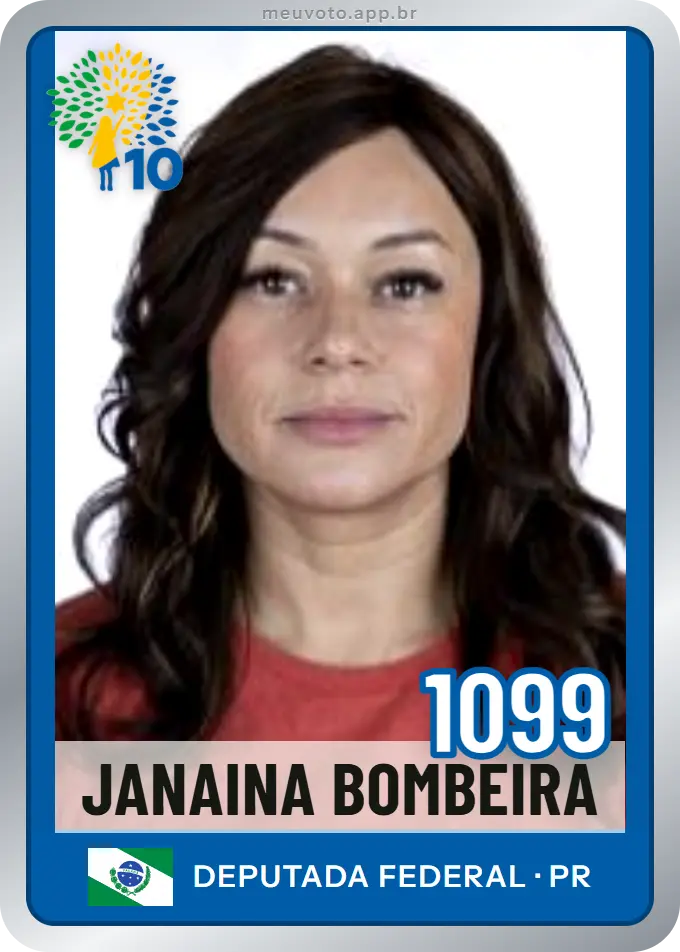 Carta de Janaina Bombeira, número 1099, Republicanos