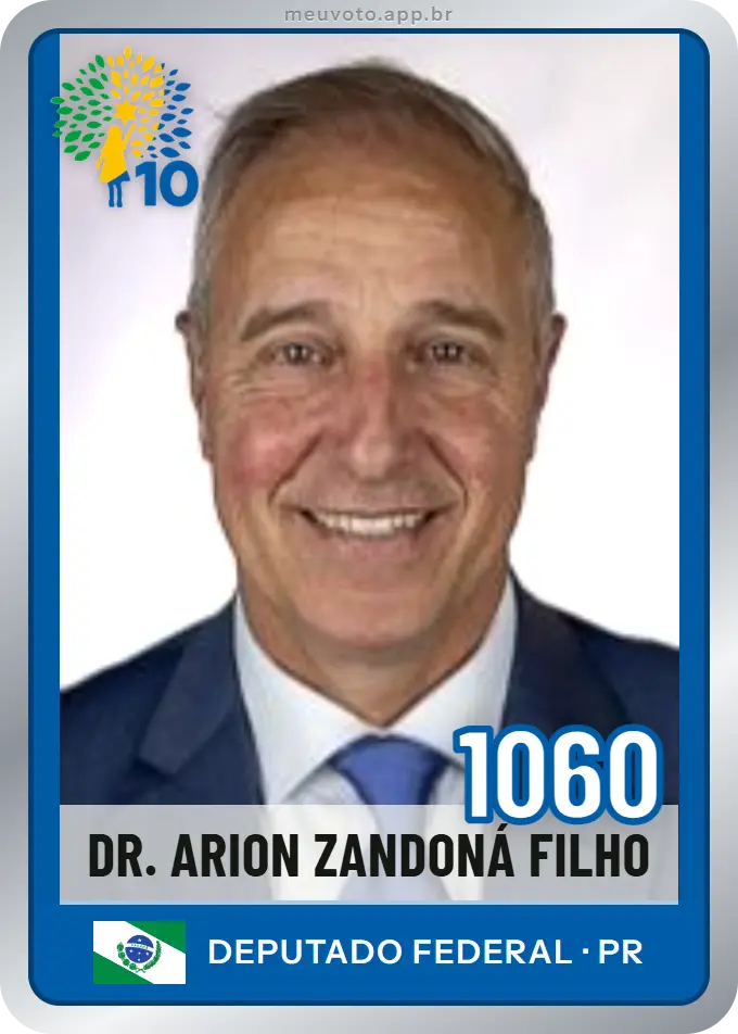 Carta de Dr. Arion Zandoná Filho, número 1060, Republicanos