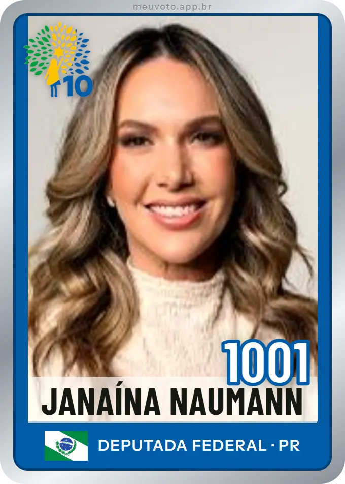 Carta de Janaína Naumann, número 1001, Republicanos