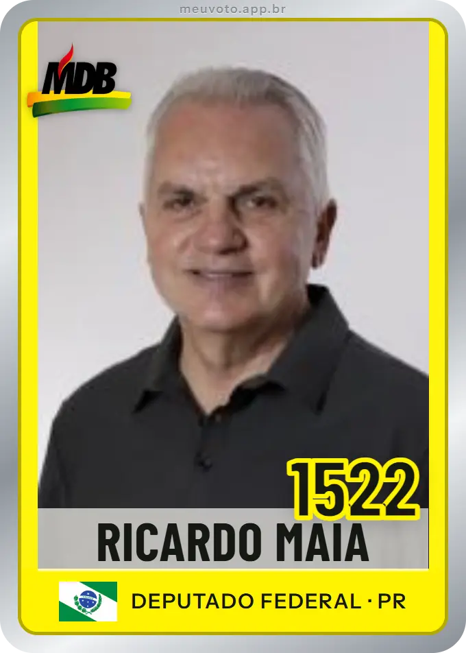Carta de Ricardo Maia, número 1522, MDB