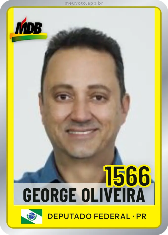 Carta de George Oliveira, número 1566, MDB