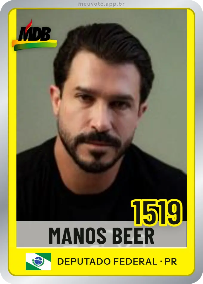 Carta de Manos Beer, número 1519, MDB