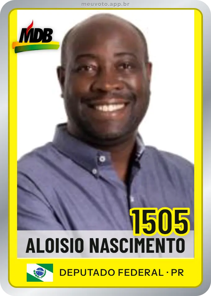 Carta de Aloisio Nascimento, número 1505, MDB