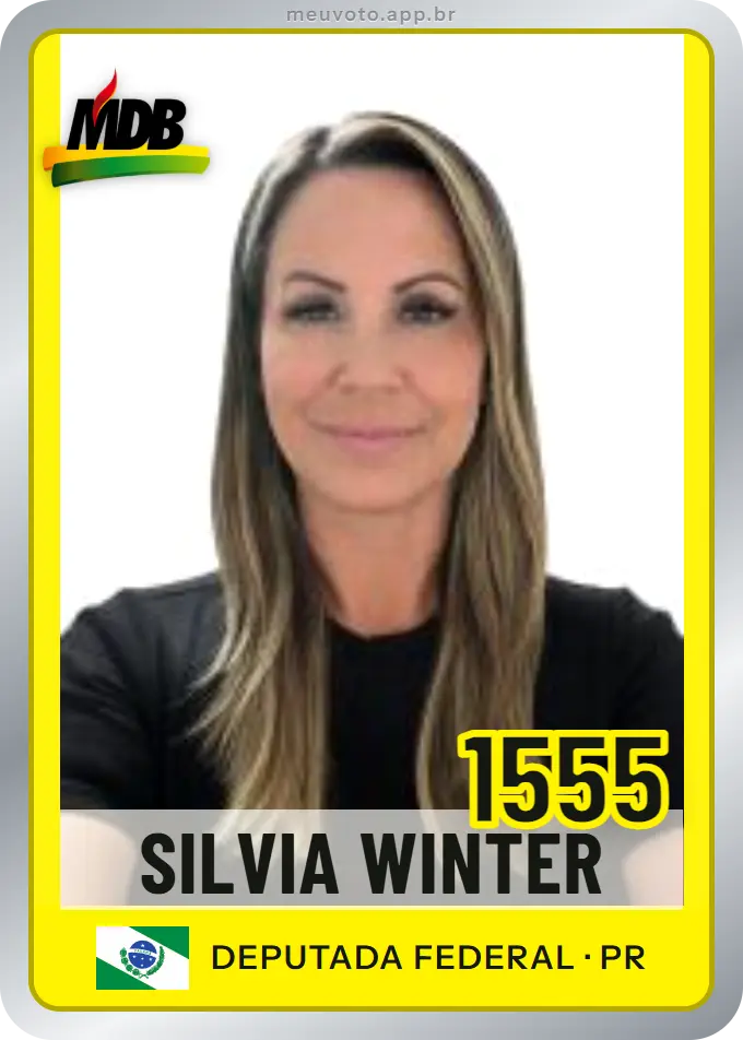 Carta de Silvia Winter, número 1555, MDB