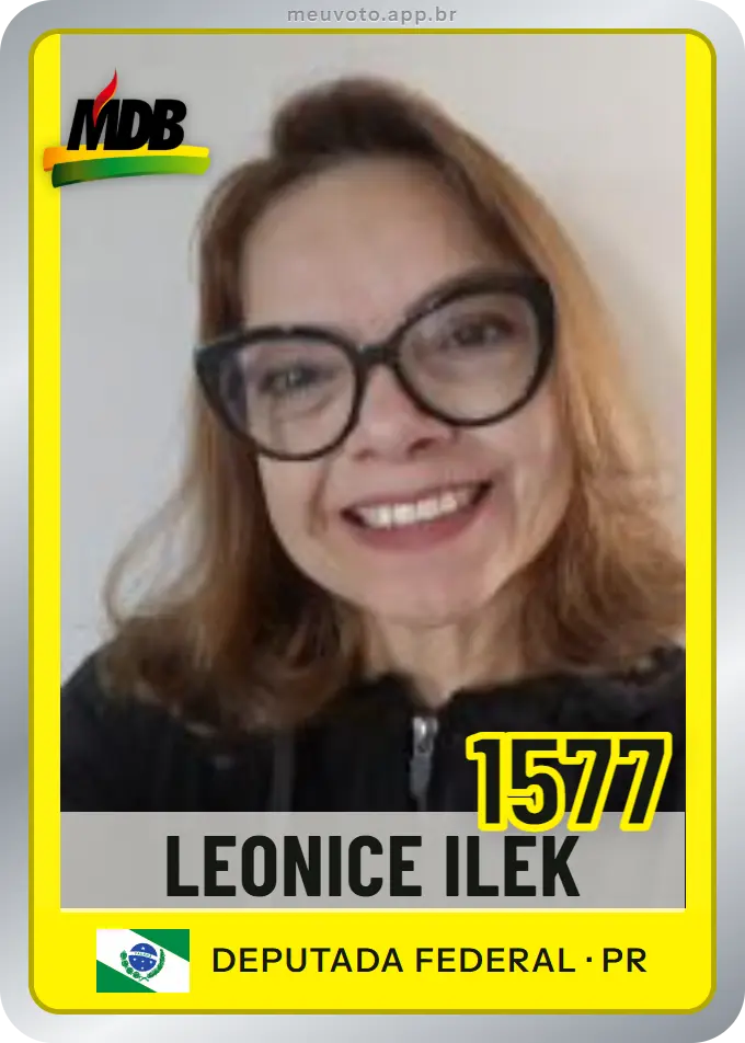Carta de Leonice Ilek, número 1577, MDB