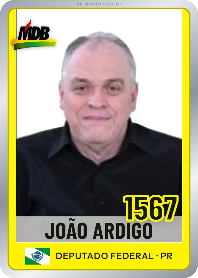 Carta de João Ardigo, número 1567, MDB
