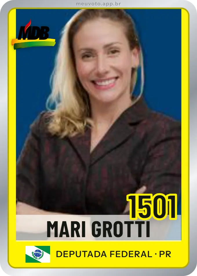 Carta de Mari Grotti, número 1501, MDB
