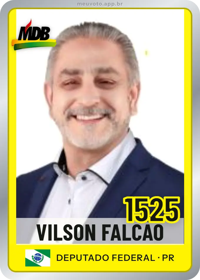 Carta de Vilson Falcão, número 1525, MDB