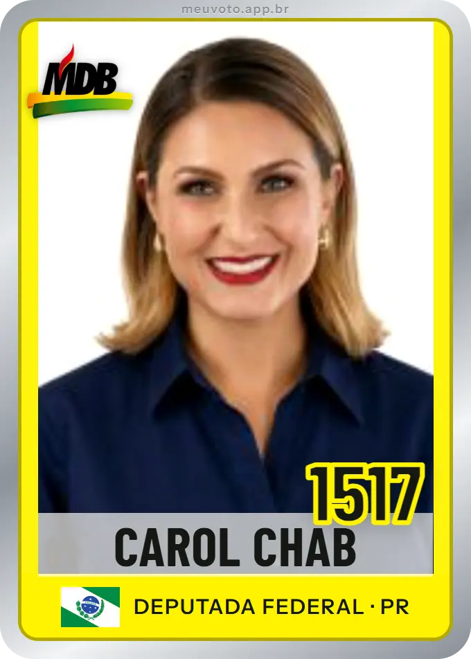 Carta de Carol Chab, número 1517, MDB