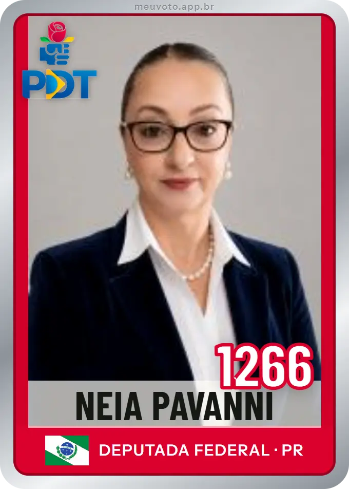 Carta de Neia Pavanni, número 1266, PDT