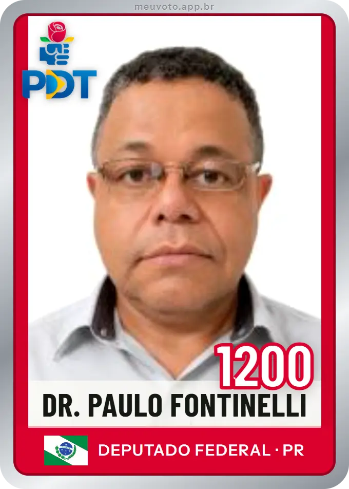 Carta de Dr. Paulo Fontinelli, número 1200, PDT