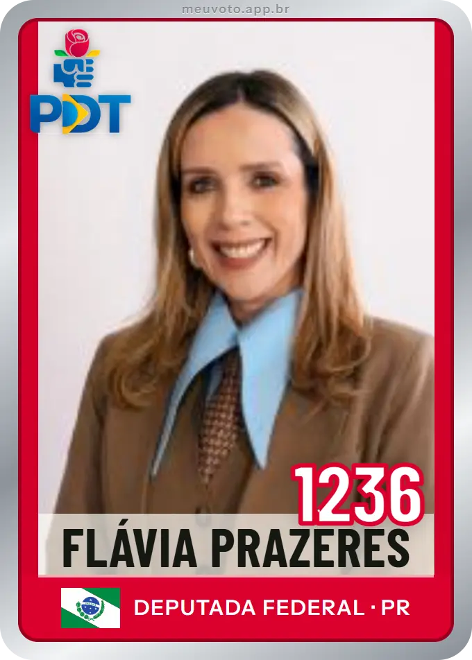 Carta de Flávia Prazeres, número 1236, PDT