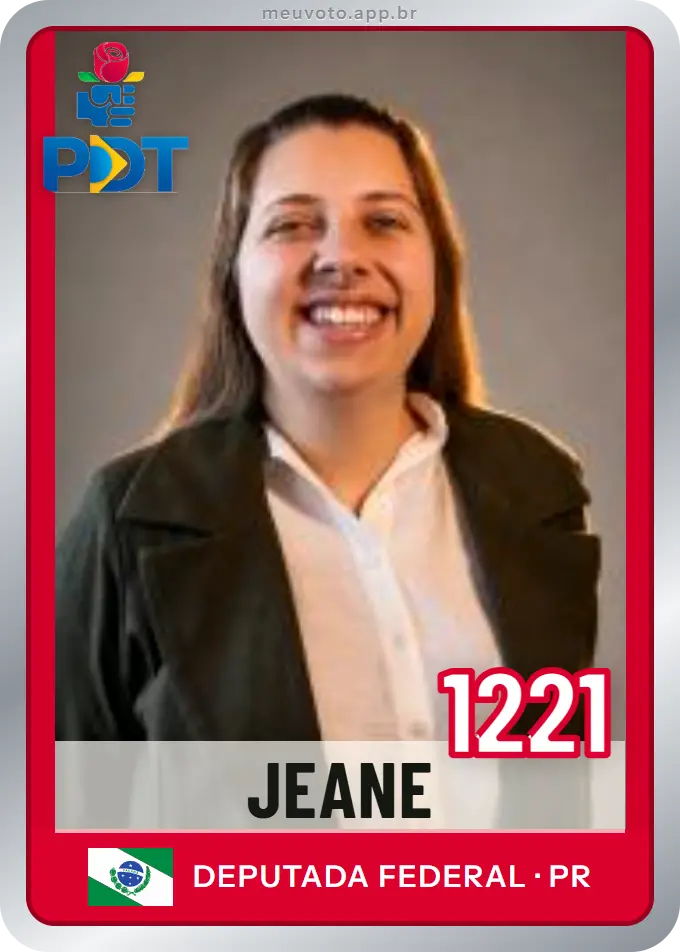 Carta de Jeane, número 1221, PDT