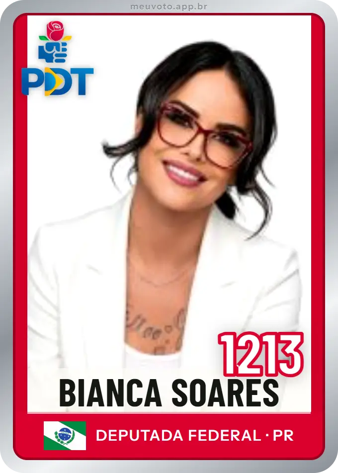 Carta de Bianca Soares, número 1213, PDT