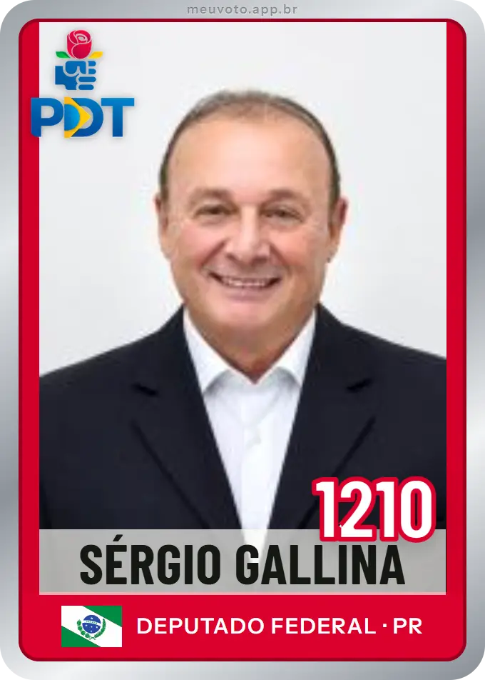 Carta de Sérgio Gallina, número 1210, PDT