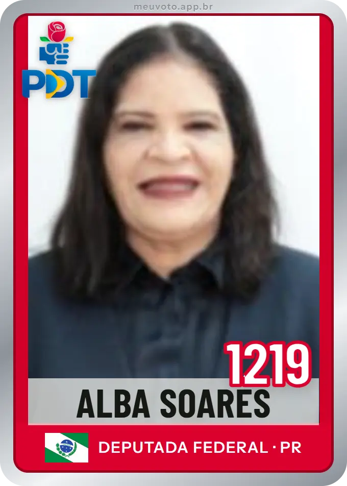 Carta de Alba Soares, número 1219, PDT