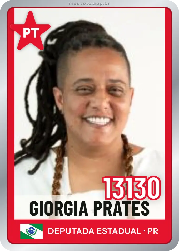 Carta de Giorgia Prates, número 13130, PT