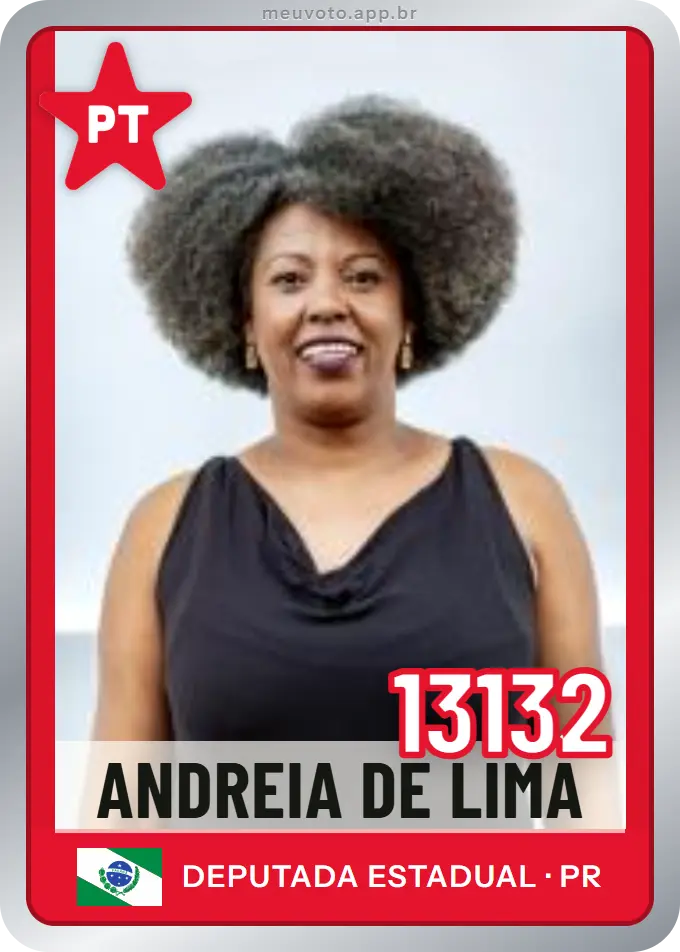 Carta de Andreia de Lima, número 13132, PT
