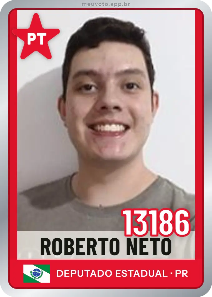 Carta de Roberto Neto, número 13186, PT