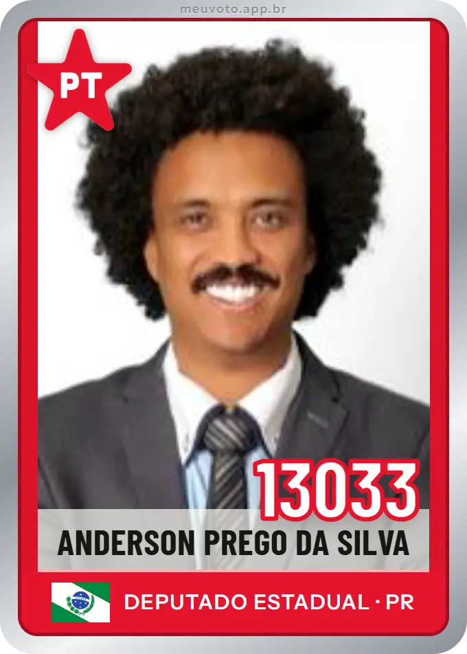 Carta de Anderson Prego da Silva, número 13033, PT
