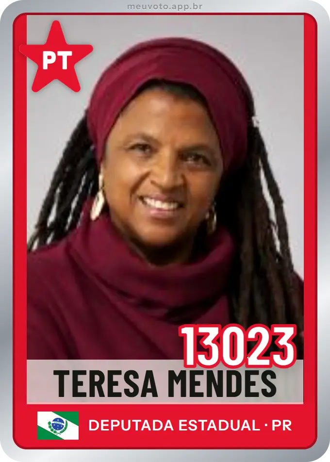 Carta de Teresa Mendes, número 13023, PT