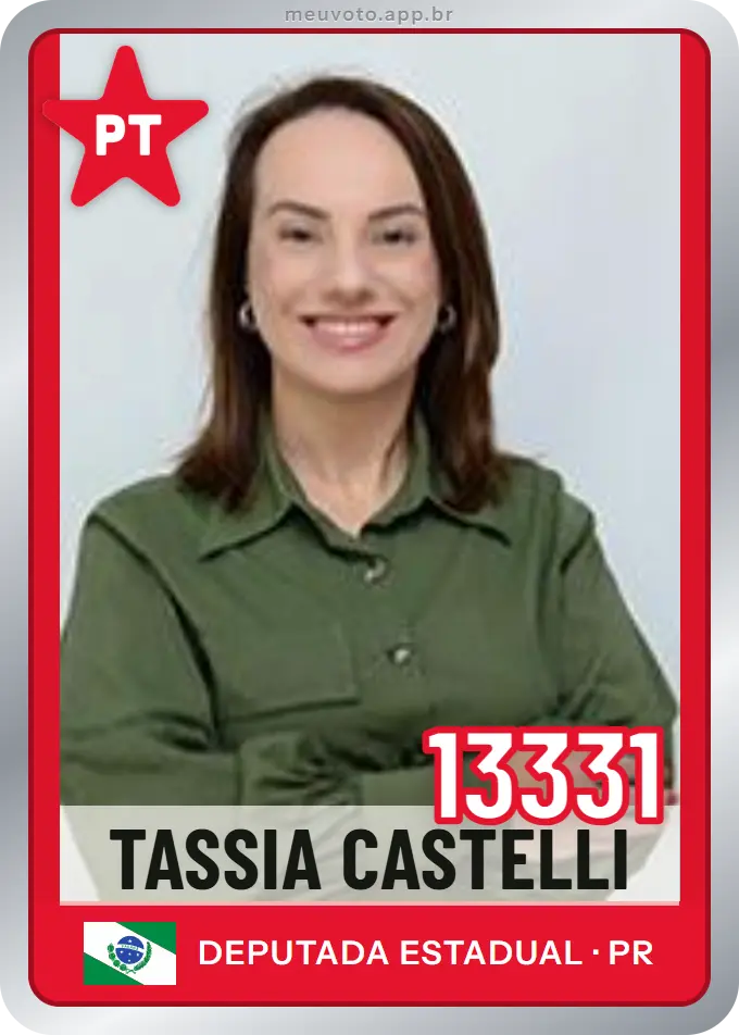 Carta de Tassia Castelli, número 13331, PT