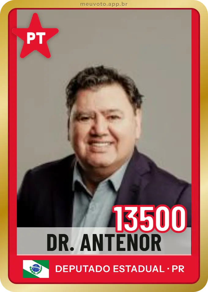 Carta de Dr. Antenor, número 13500, PT