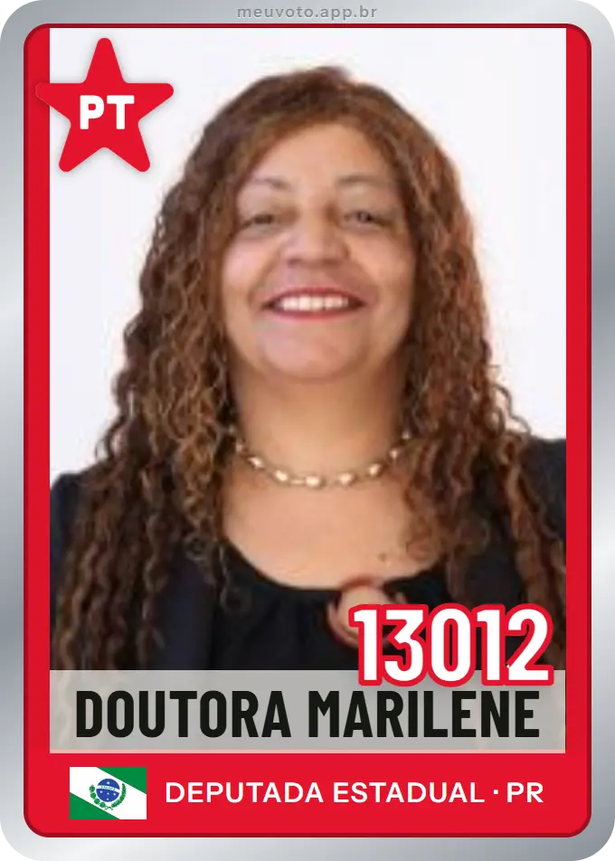 Carta de Doutora Marilene, número 13012, PT