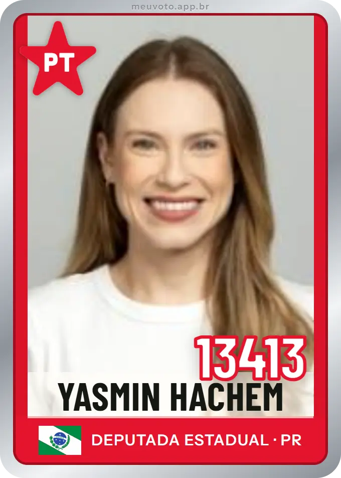 Carta de Yasmin Hachem, número 13413, PT