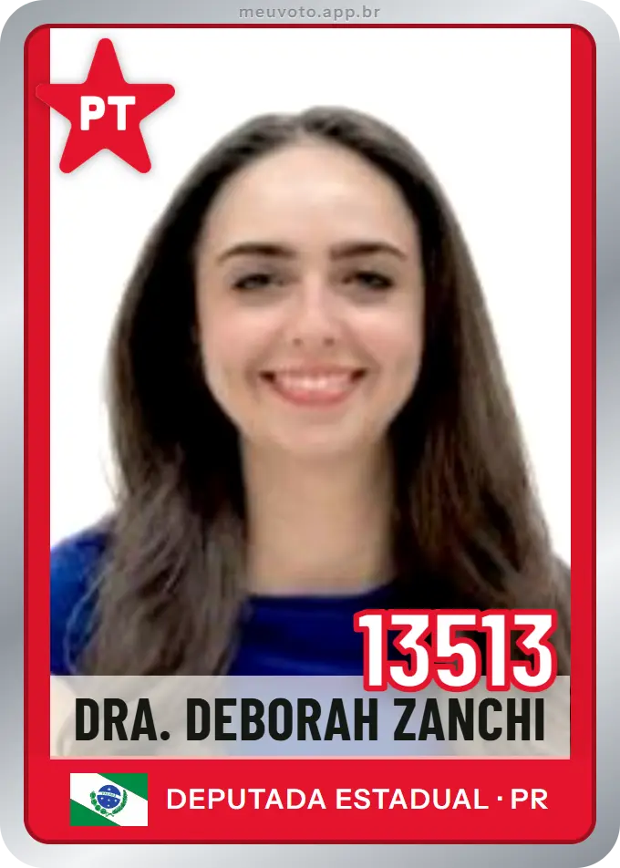 Carta de Dra. Deborah Zanchi, número 13513, PT