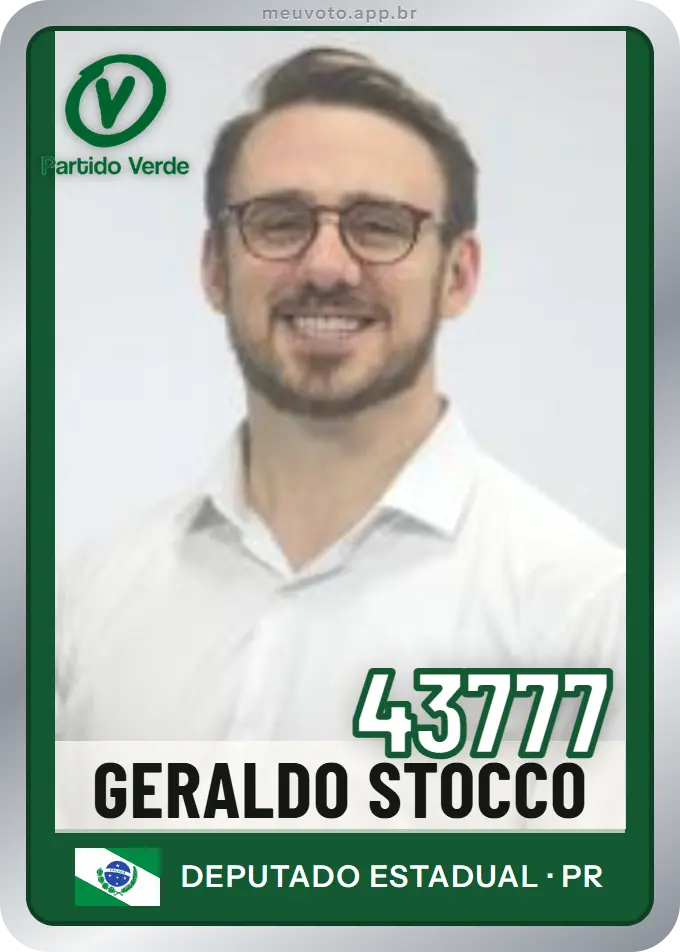Carta de Geraldo Stocco, número 43777, PV