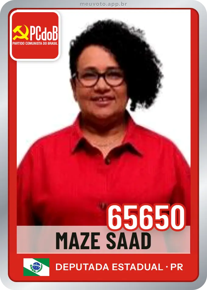 Carta de Maze Saad, número 65650, PCdoB