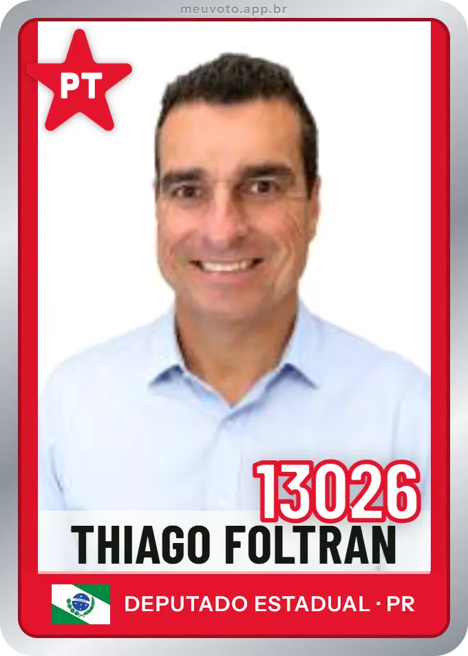 Carta de Thiago Foltran, número 13026, PT