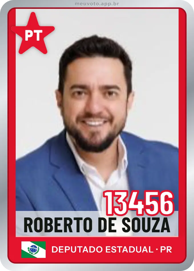 Carta de Roberto de Souza, número 13456, PT