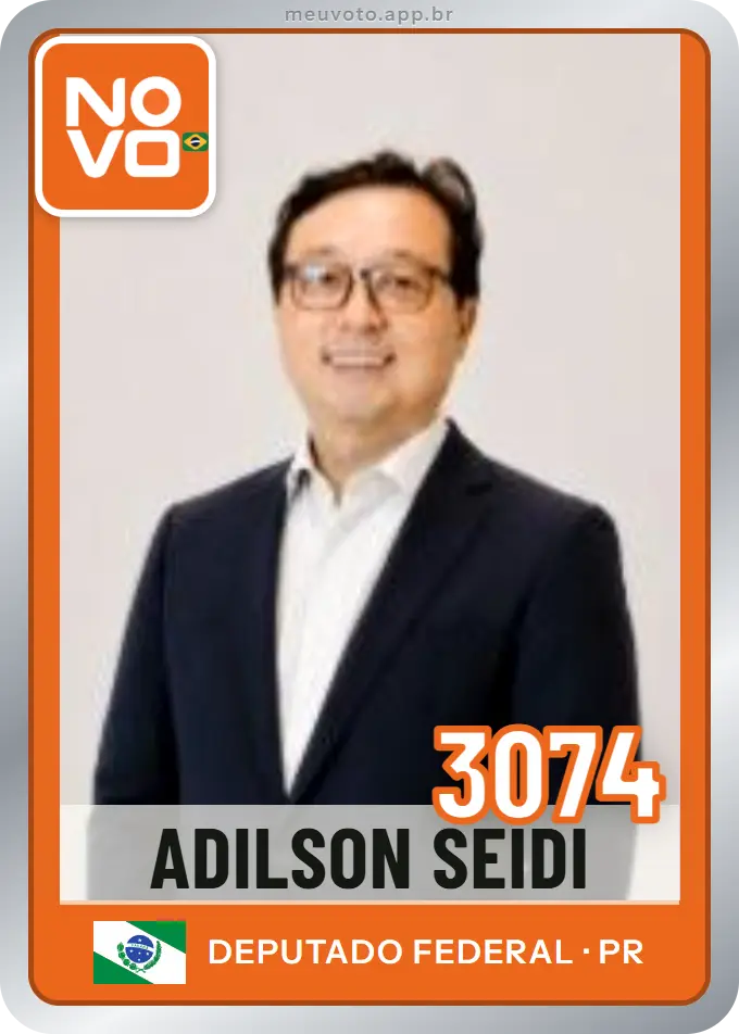 Carta de Adilson Seidi, número 3074, Novo