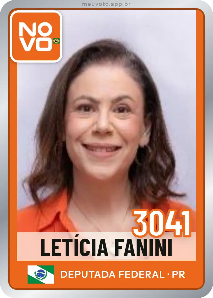 Carta de Letícia Fanini, número 3041, Novo