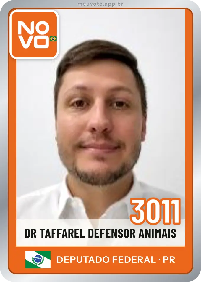 Carta de Dr Taffarel Defensor Animais, número 3011, Novo