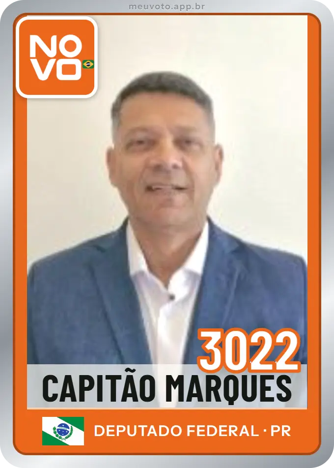 Carta de Capitão Marques, número 3022, Novo