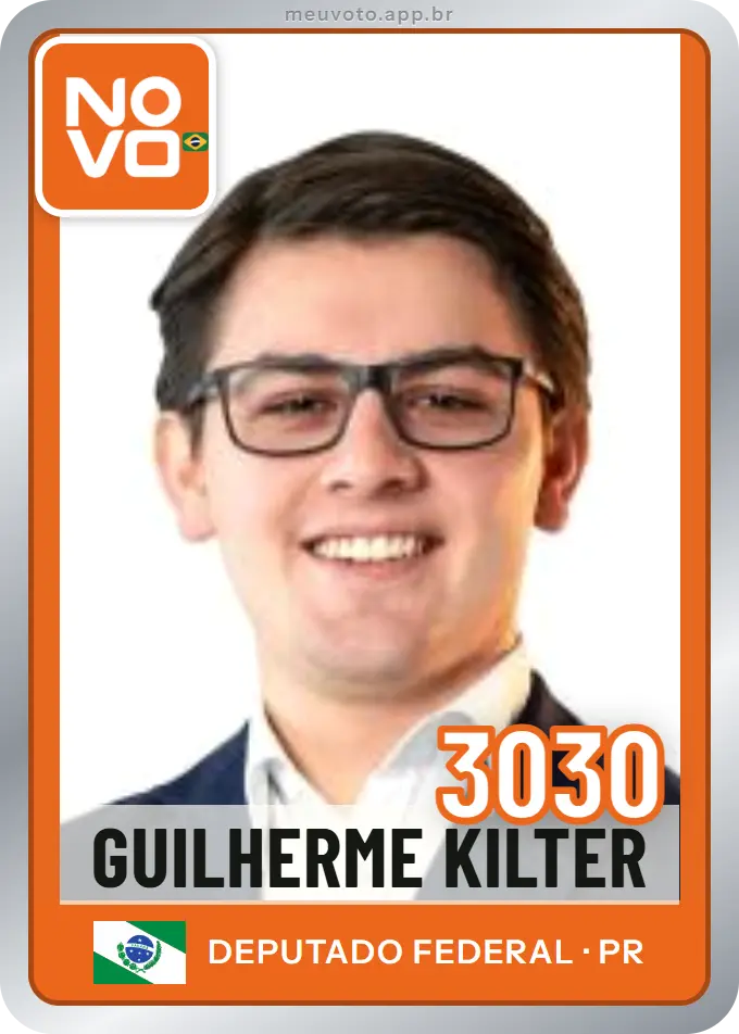 Carta de Guilherme Kilter, número 3030, Novo