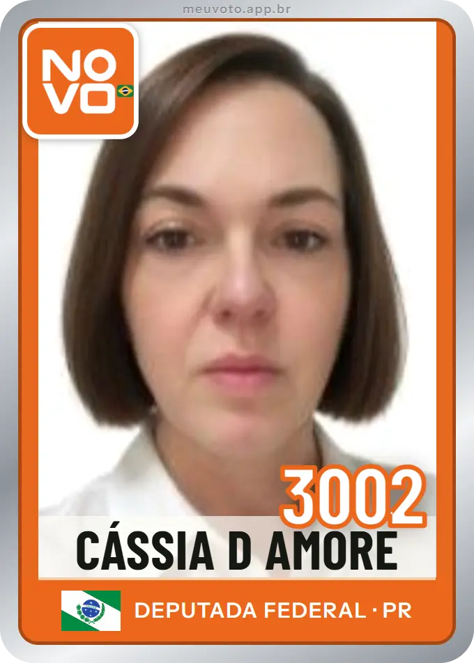 Carta de Cássia D Amore, número 3002, Novo