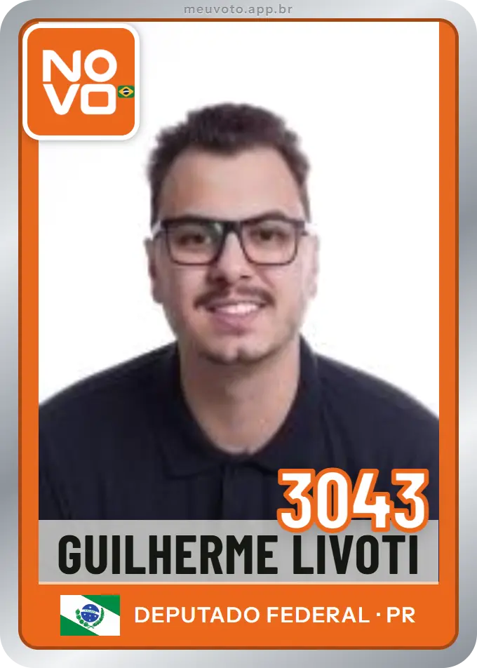 Carta de Guilherme Livoti, número 3043, Novo