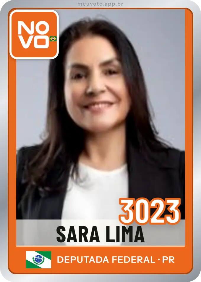 Carta de Sara Lima, número 3023, Novo