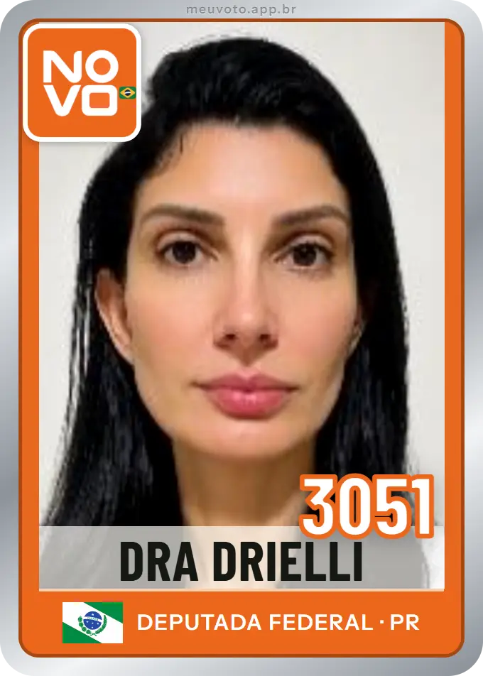 Carta de Dra Drielli, número 3051, Novo